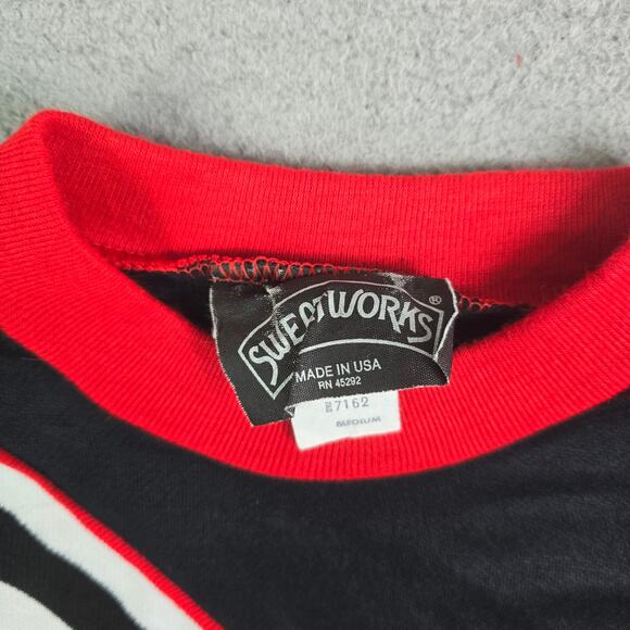 Vintage 80s Sweatworks Sweatshirt Women's Medium Jane Fonda Workout Costume Prop - Picture 5 of 10